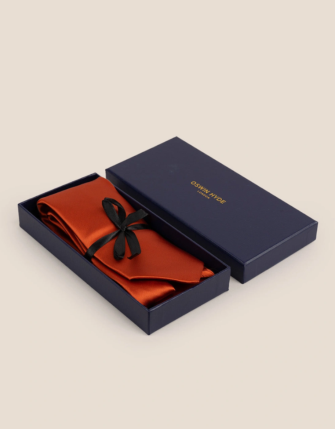 Sleek Orange Tie