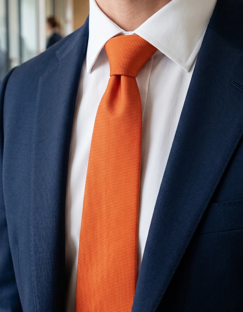 Sleek Orange Tie