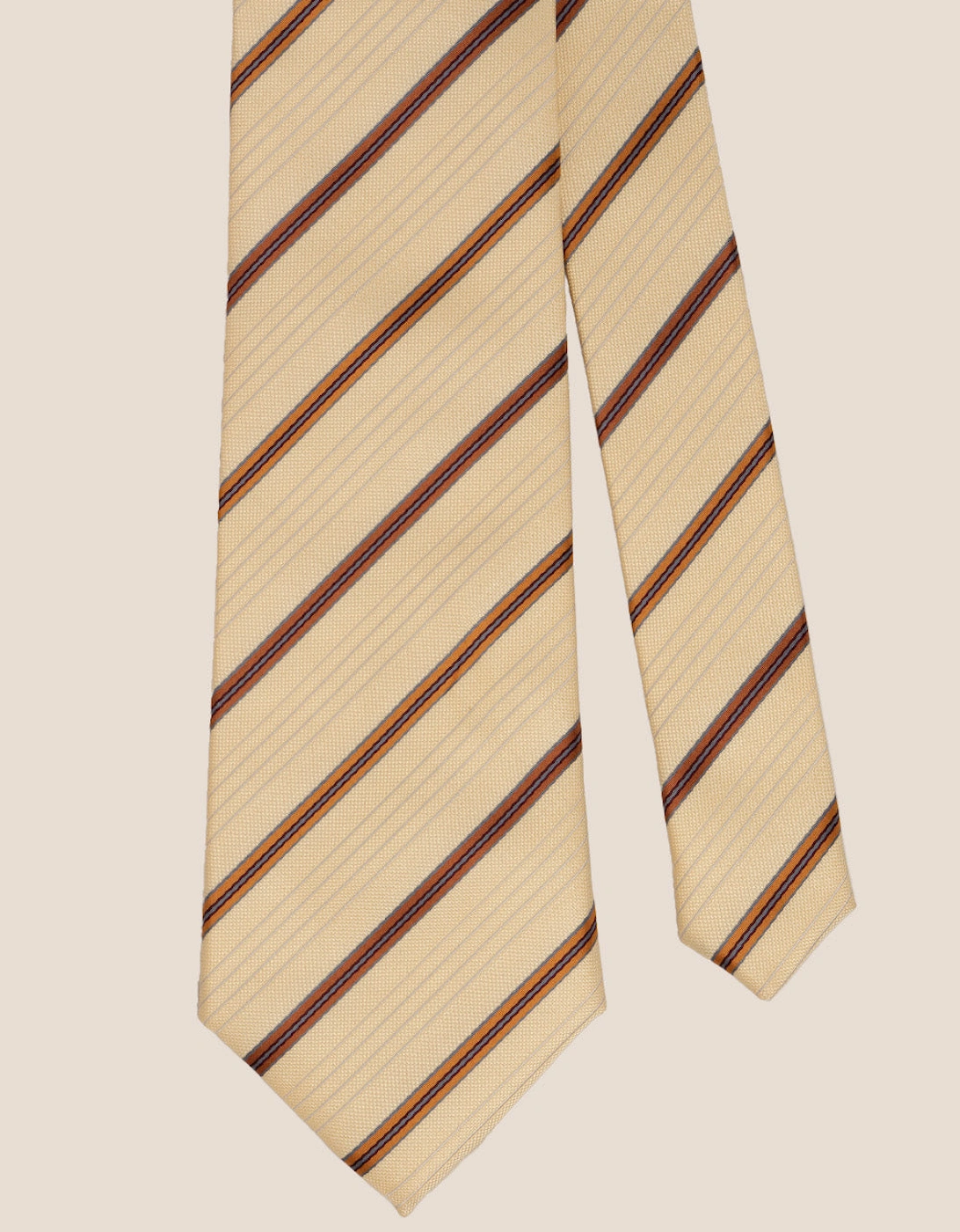 Classic Stripe Cream Brown