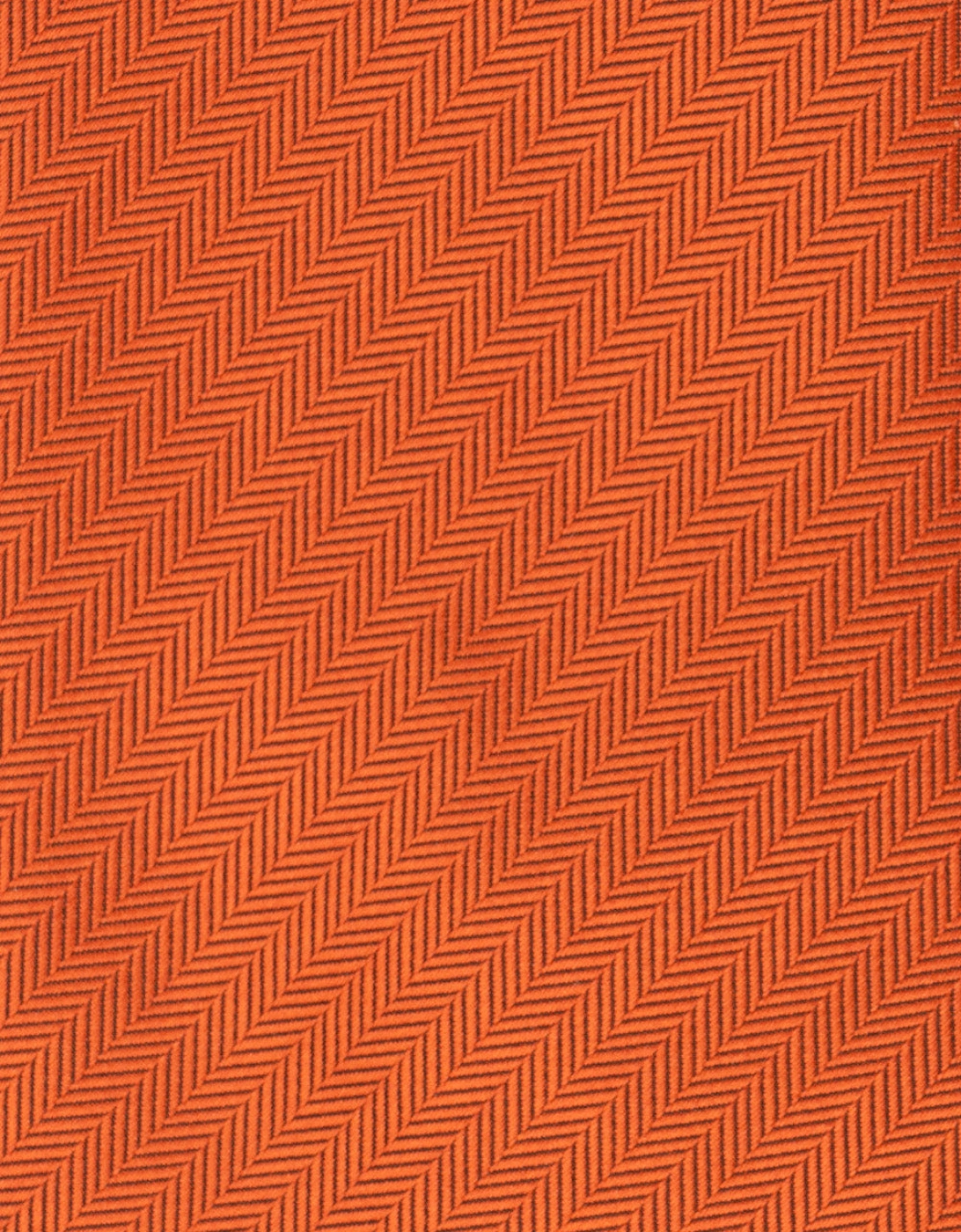 Orange Self Stripe Tie
