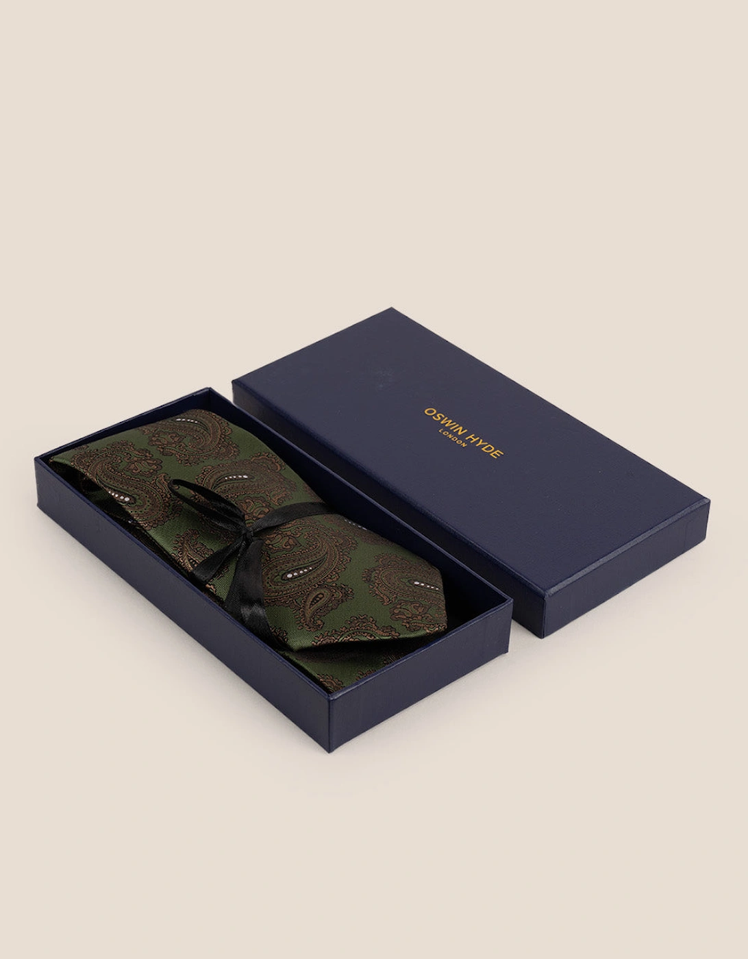 Paisley Green Tie