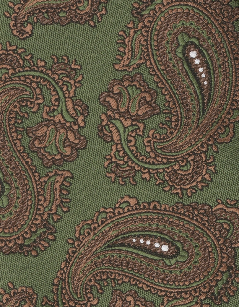 Paisley Green Tie