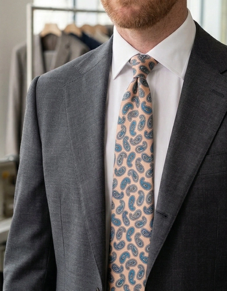 Paisley Champagne Tie
