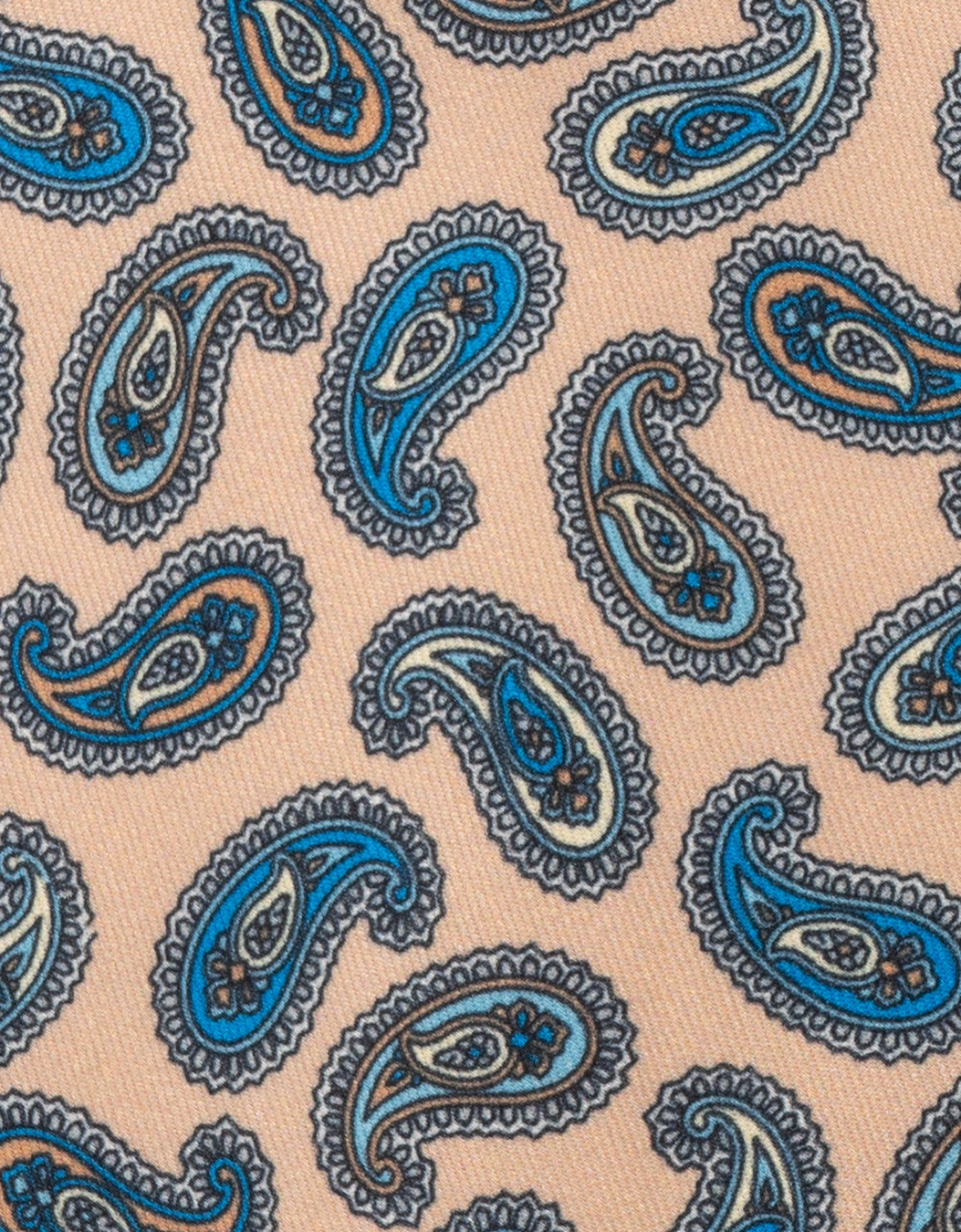 Paisley Champagne Tie