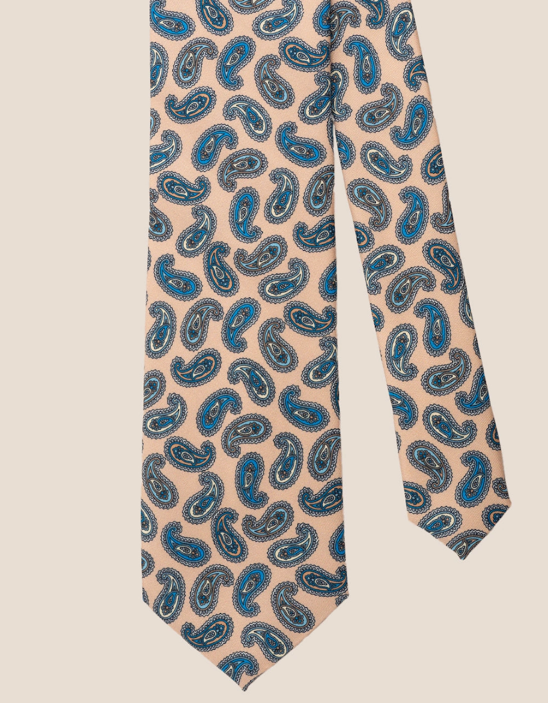 Paisley Champagne Tie