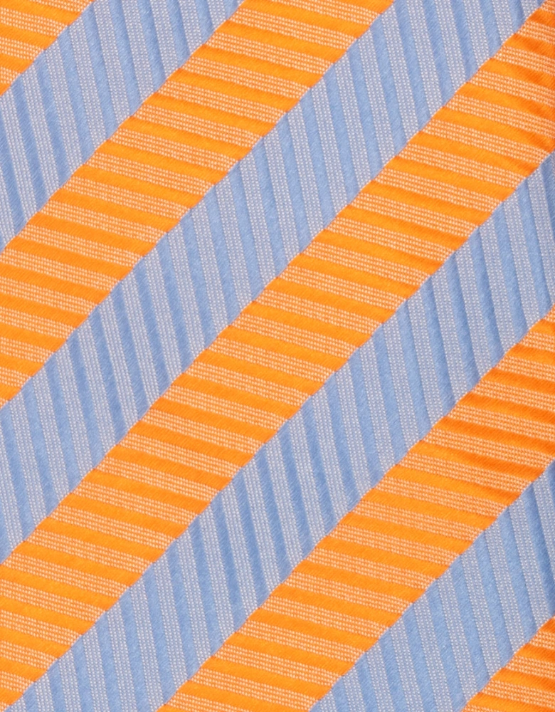 Vintage Stripe Orange Blue Tie