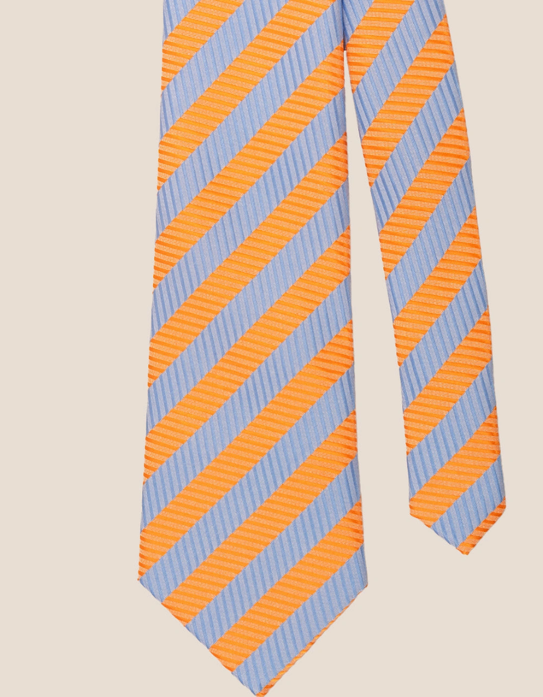 Vintage Stripe Orange Blue Tie