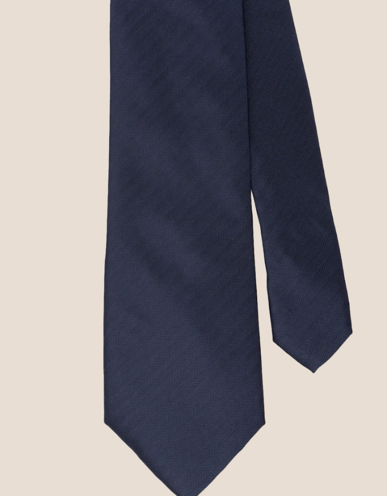 Self Stripe Marine Tie