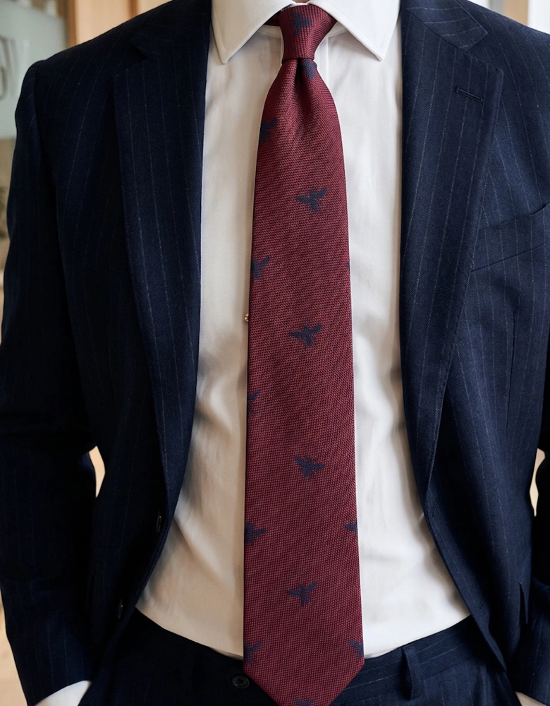 Dragonfly Red Tie