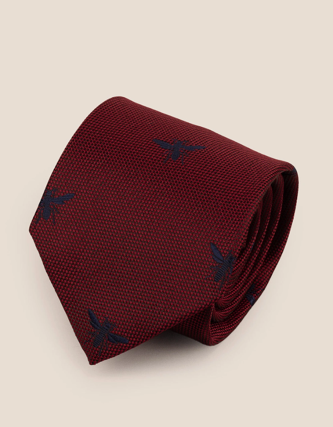 Dragonfly Red Tie