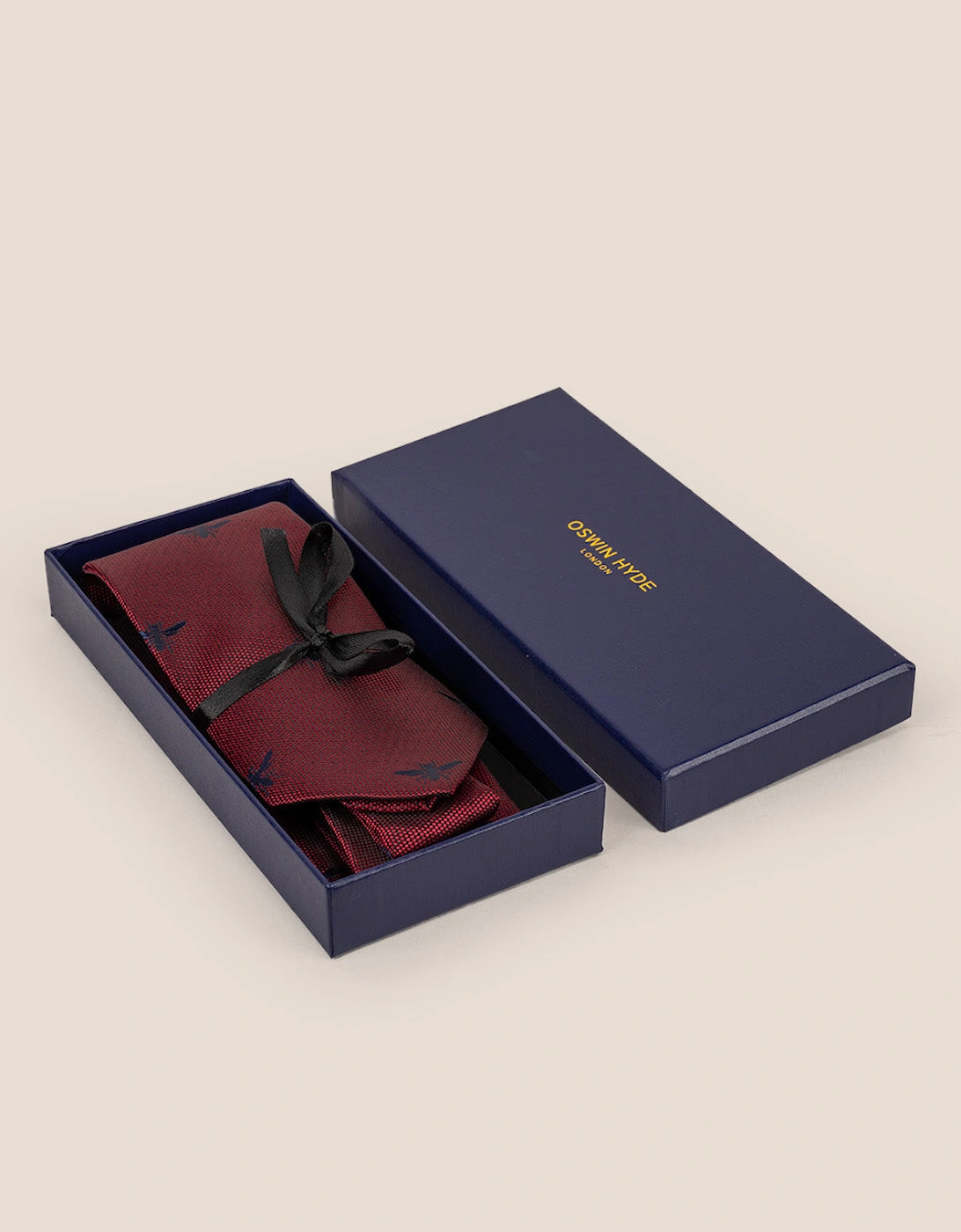 Dragonfly Red Tie