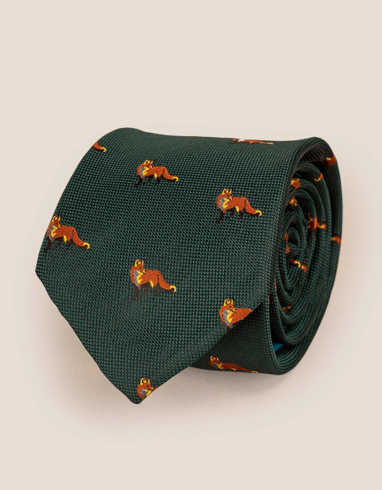 Fox Green Tie