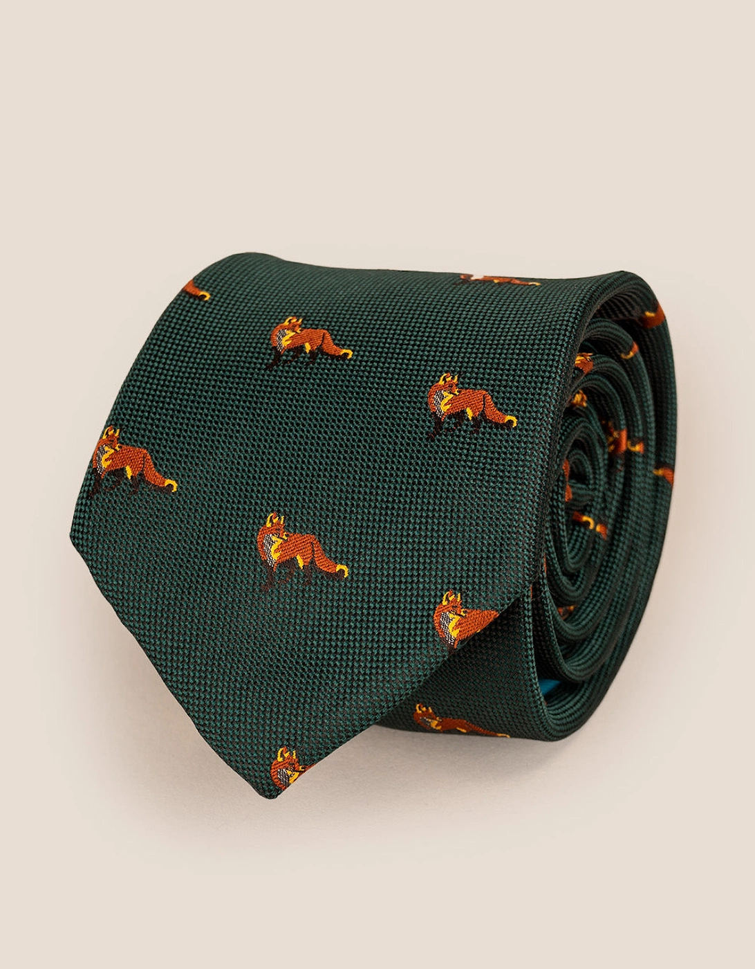 Fox Green Tie