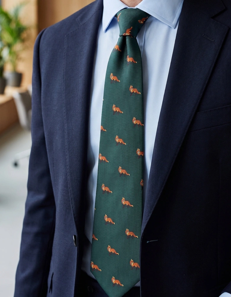 Fox Green Tie