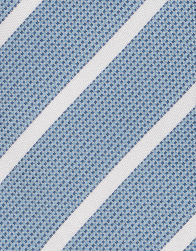 Stripe Blue White Tie