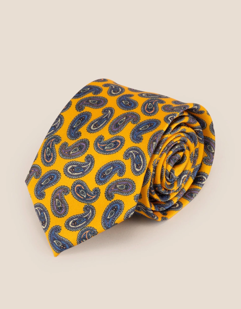 Paisley Yellow Tie
