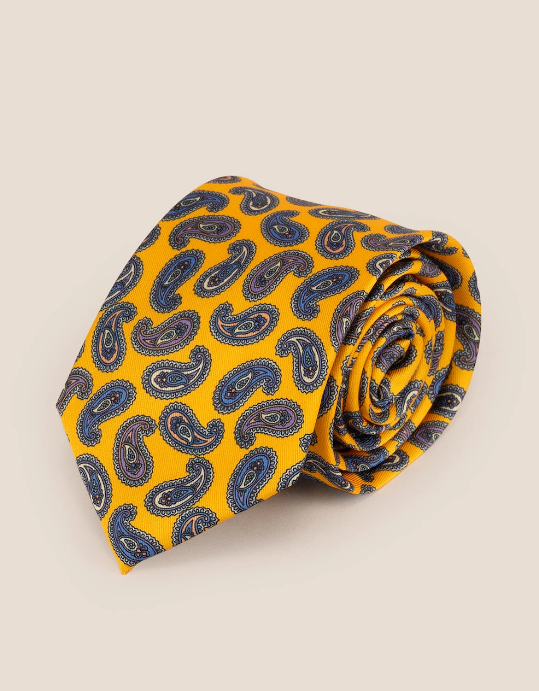 Paisley Yellow Tie