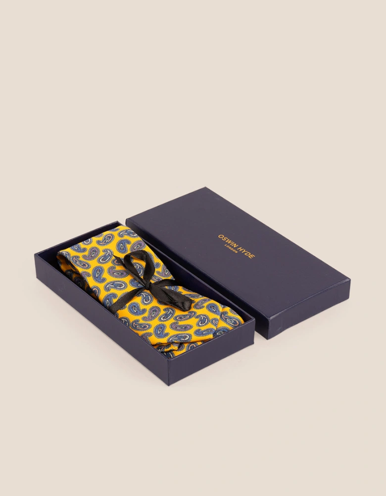 Paisley Yellow Tie