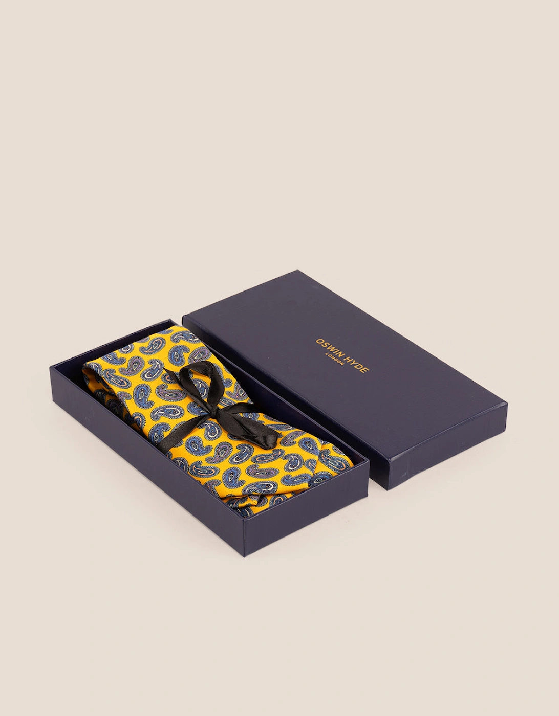 Paisley Yellow Tie