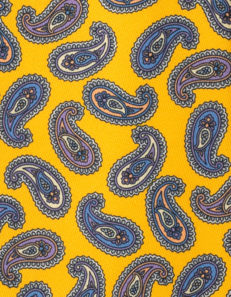 Paisley Yellow Tie