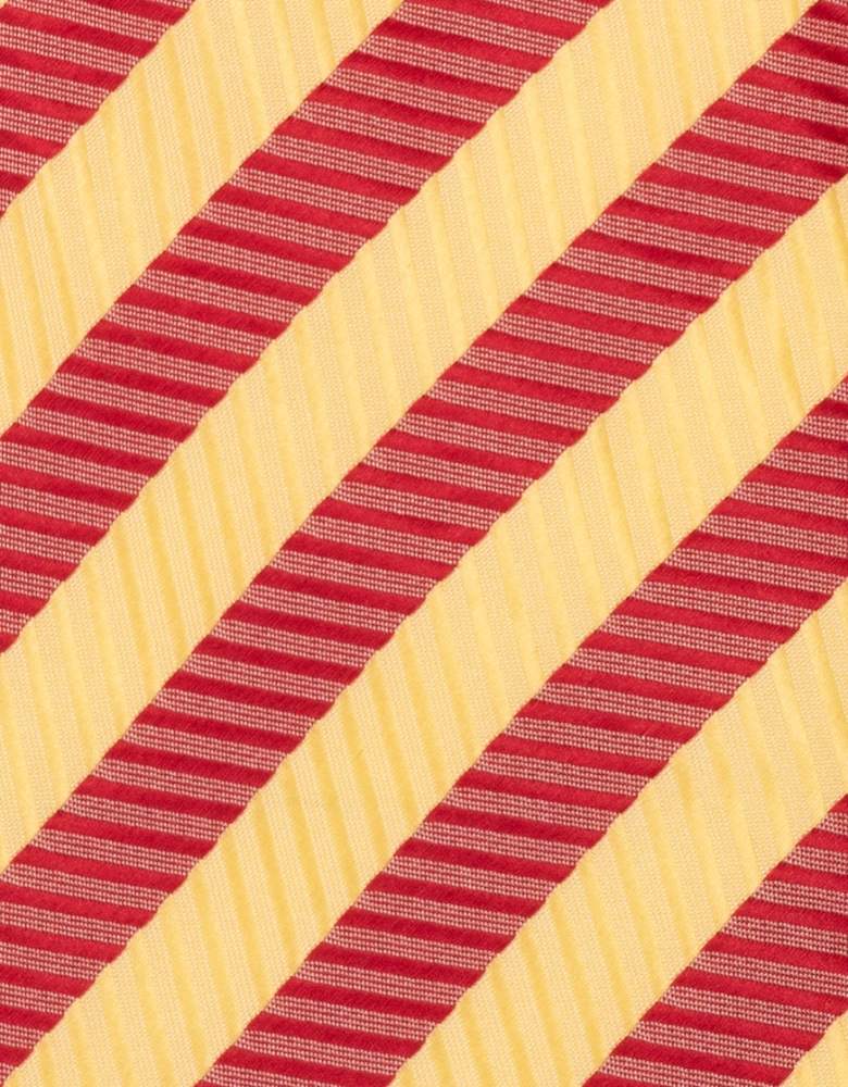 Vintage Stripe Red Gold Tie