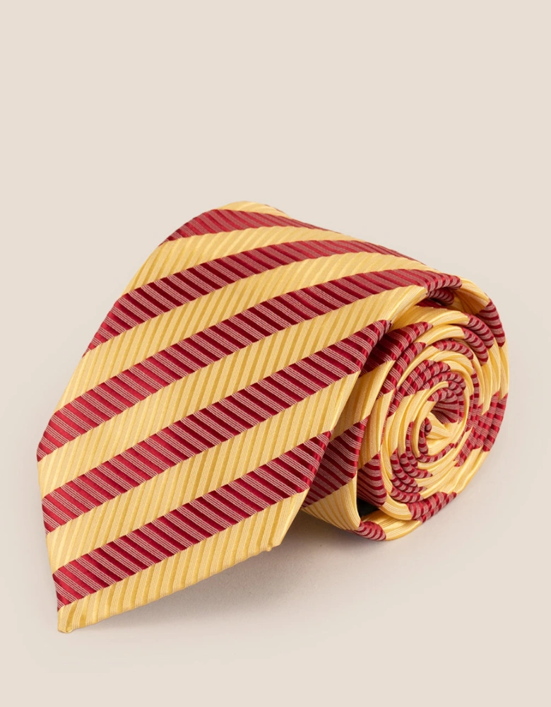 Vintage Stripe Red Gold Tie