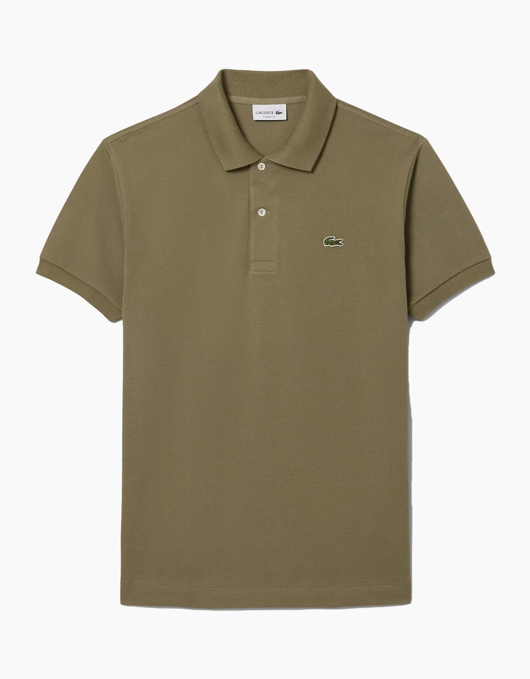Lacoste Men's Tan Classic Fit Polo Shirt Khaki Green  42 Xl