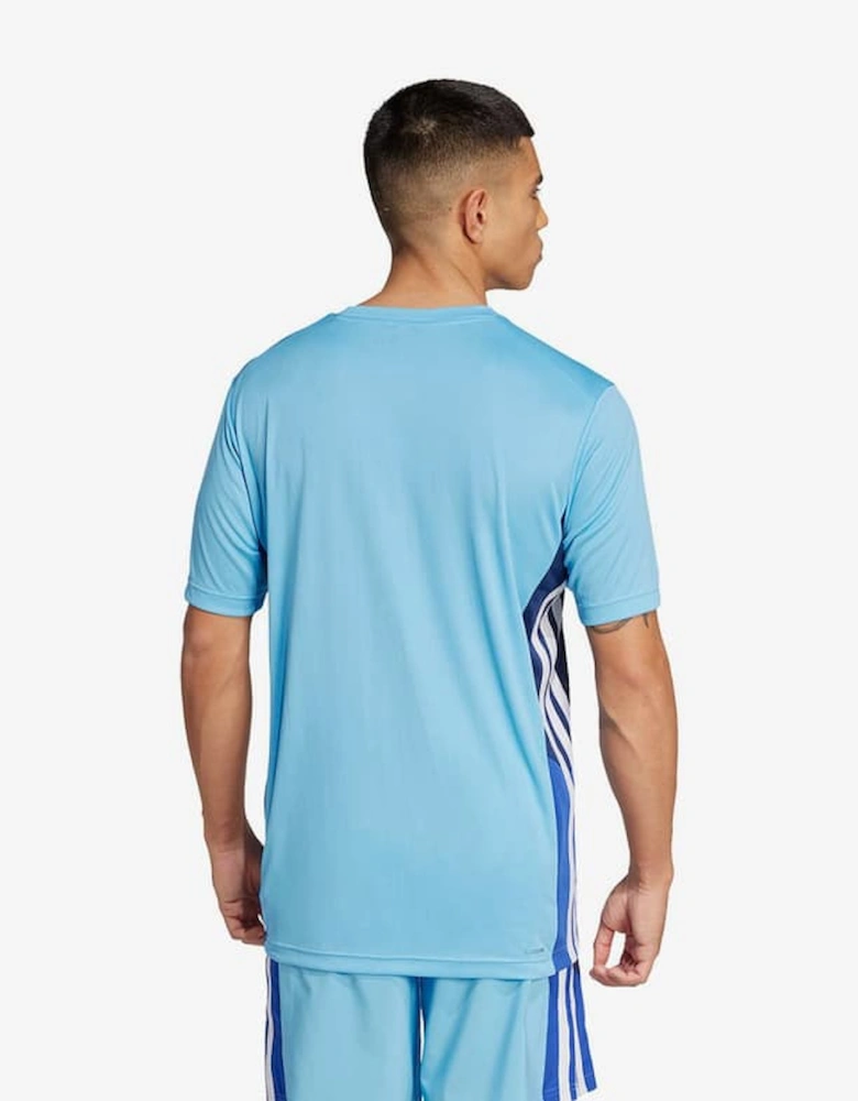 Adidas Essentials Seasonal Colourblock T-Shirt Blue