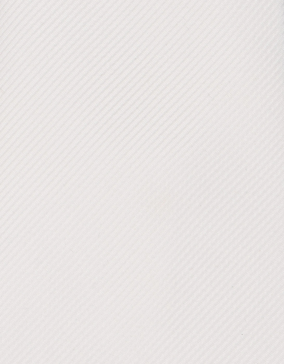 White Ribbed Tie