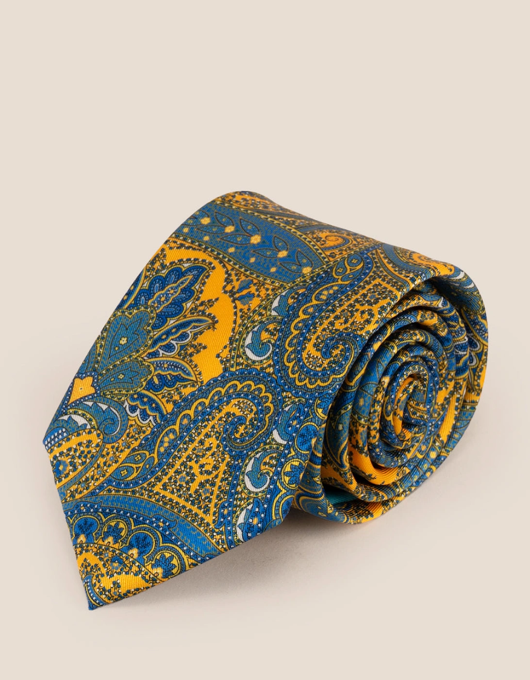 Print Yellow Tie