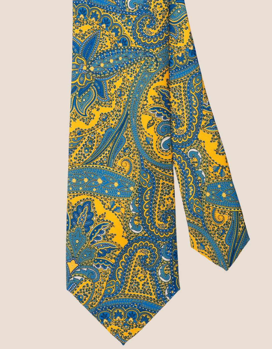 Print Yellow Tie