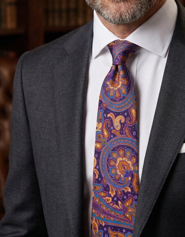 Print Violet Tie