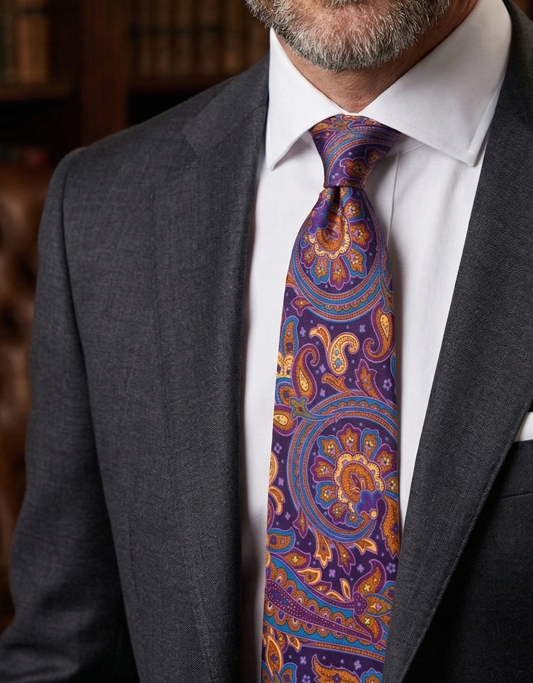 Print Violet Tie