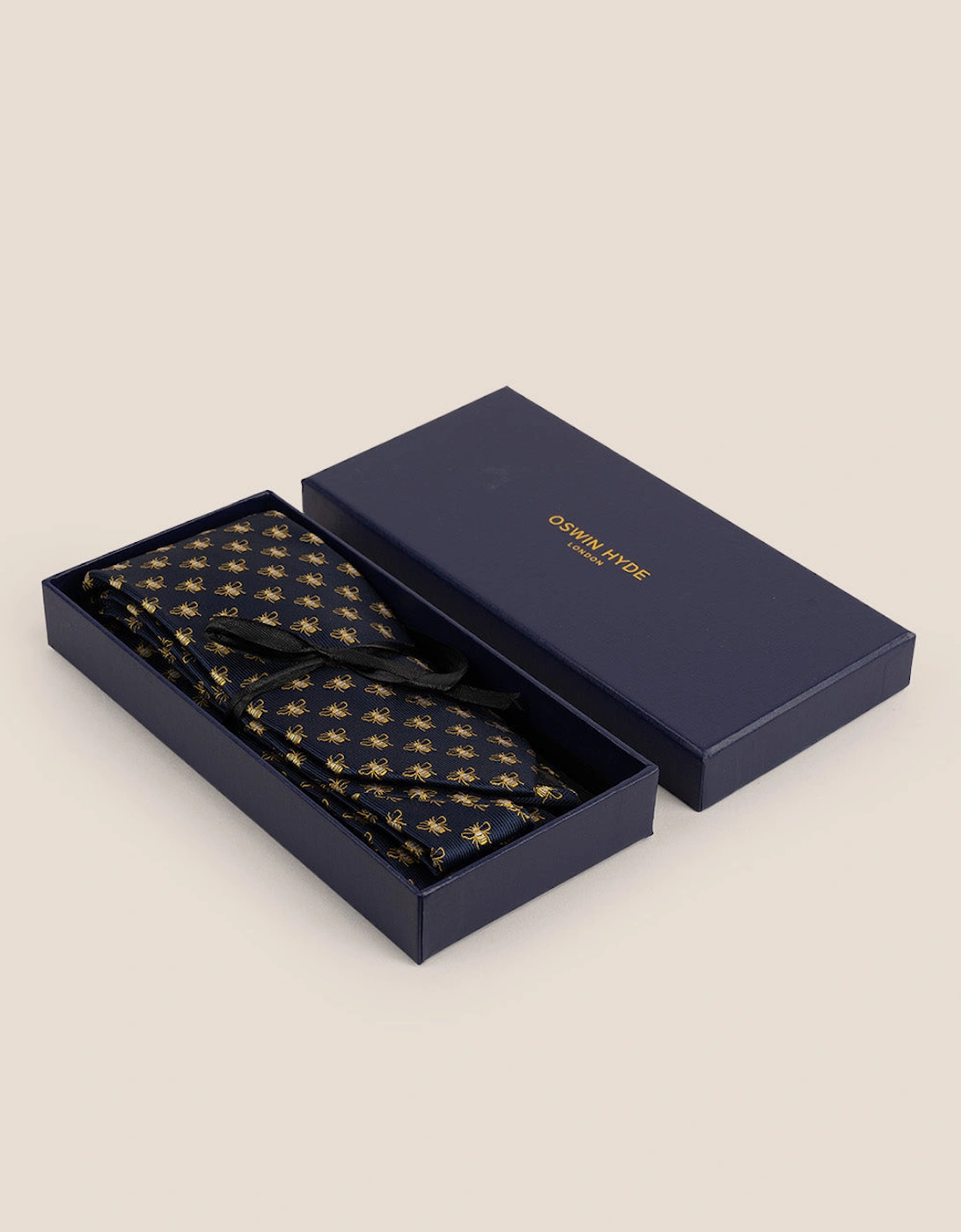 Bee Navy Tie