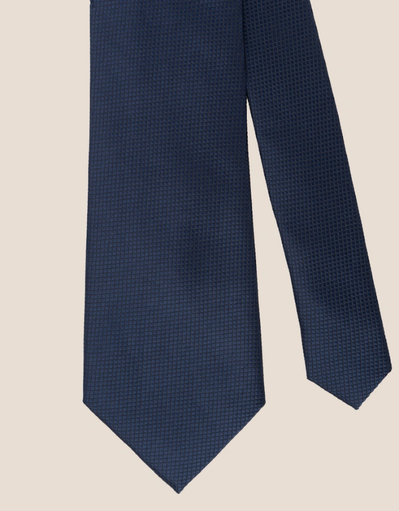 Navy Texture Tie