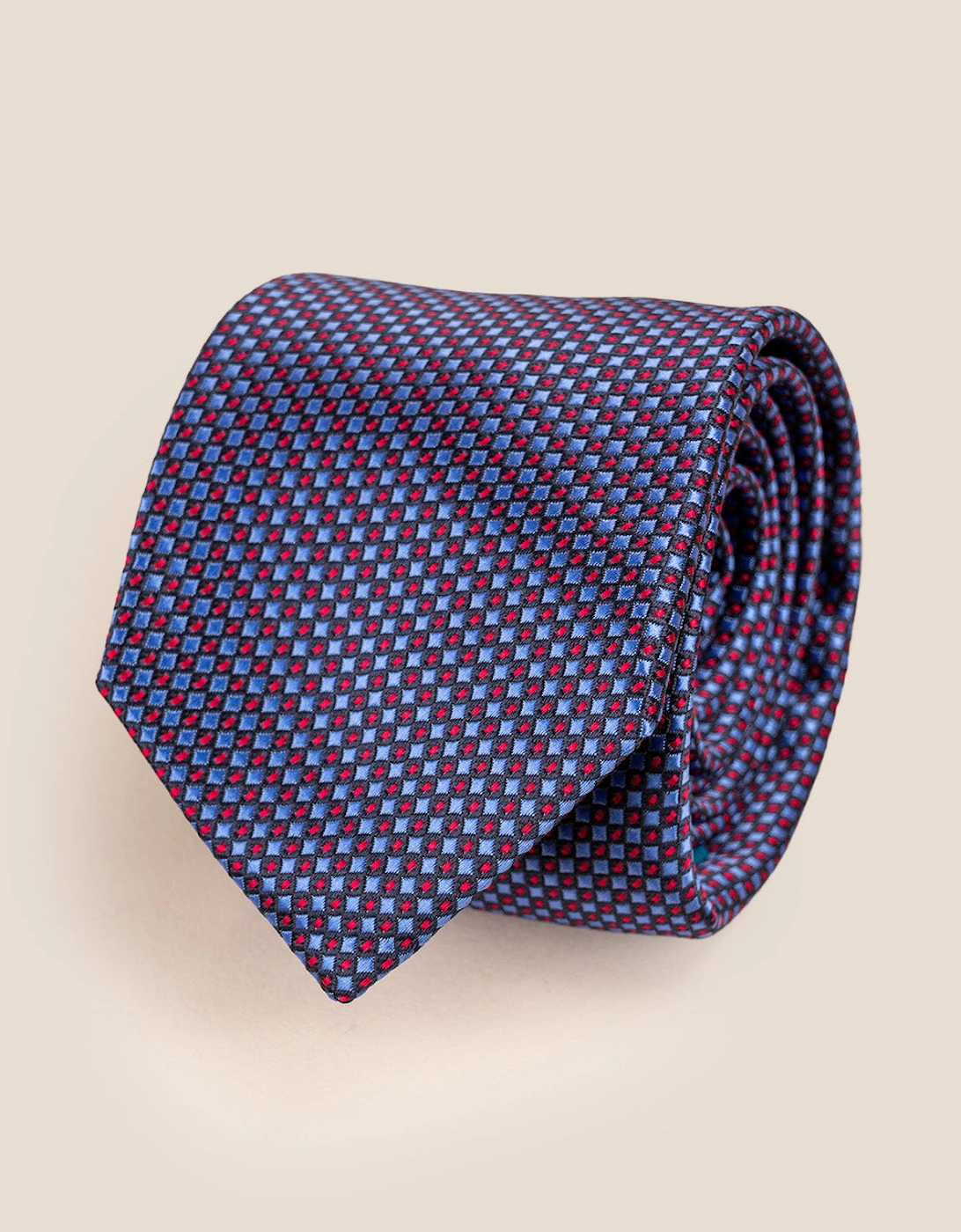 Harry Red/Navy Tie