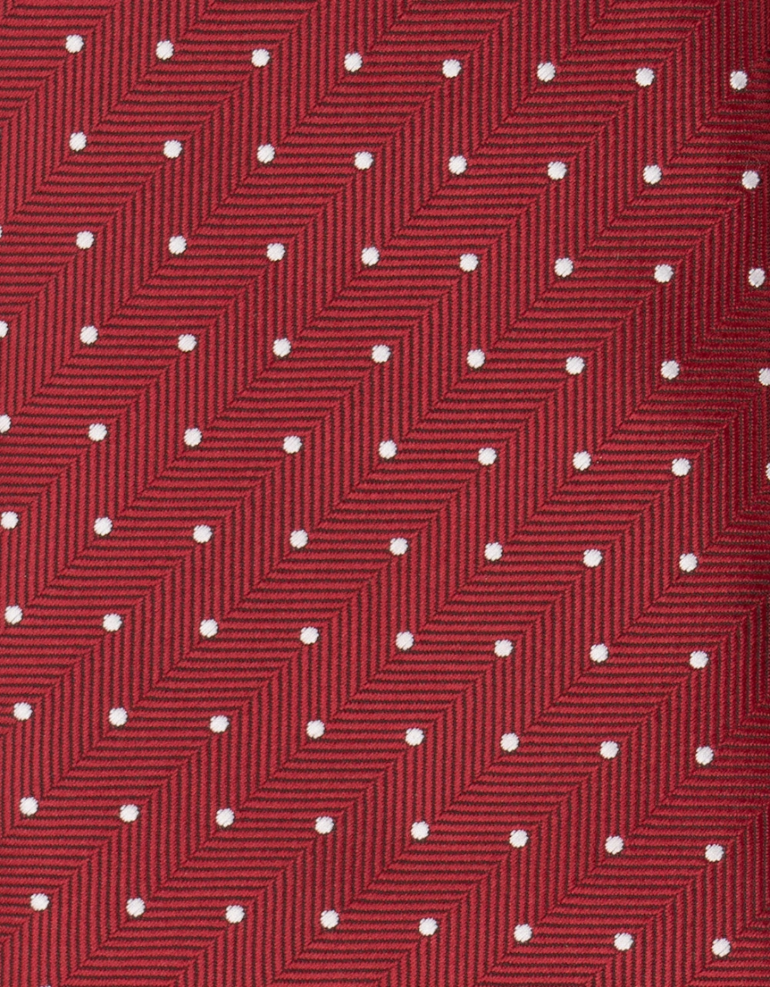 Polka Red Tie