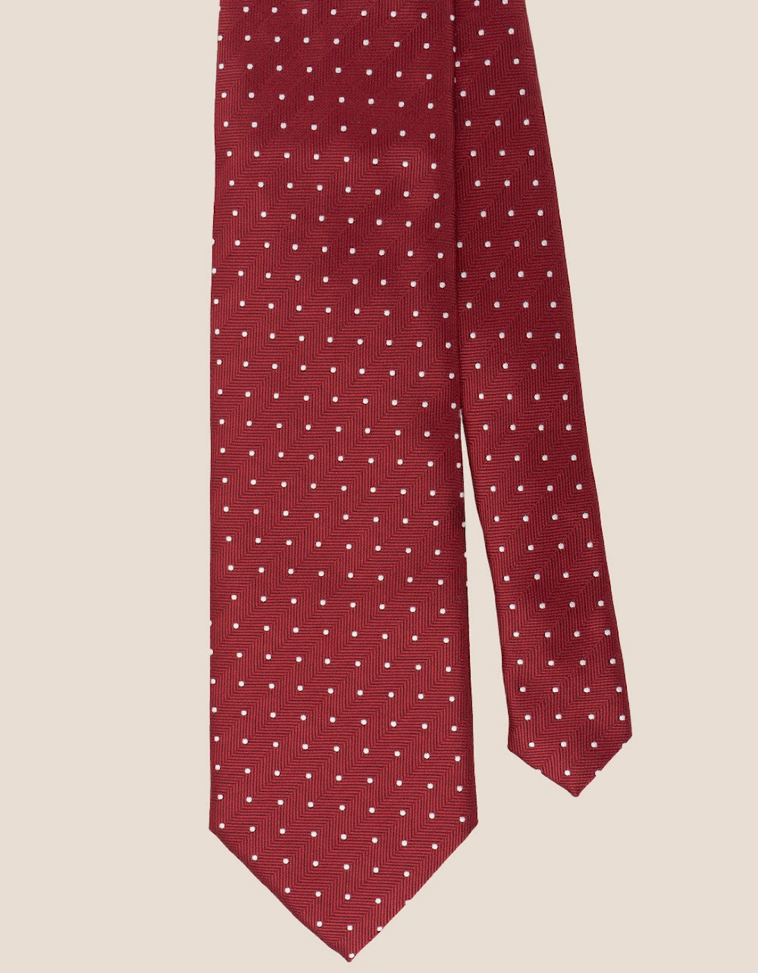 Polka Red Tie