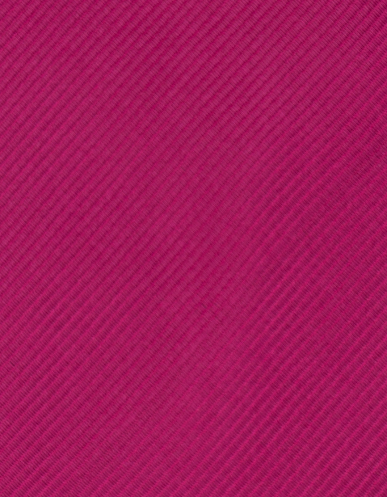 Hot Pink Ribbed Tie
