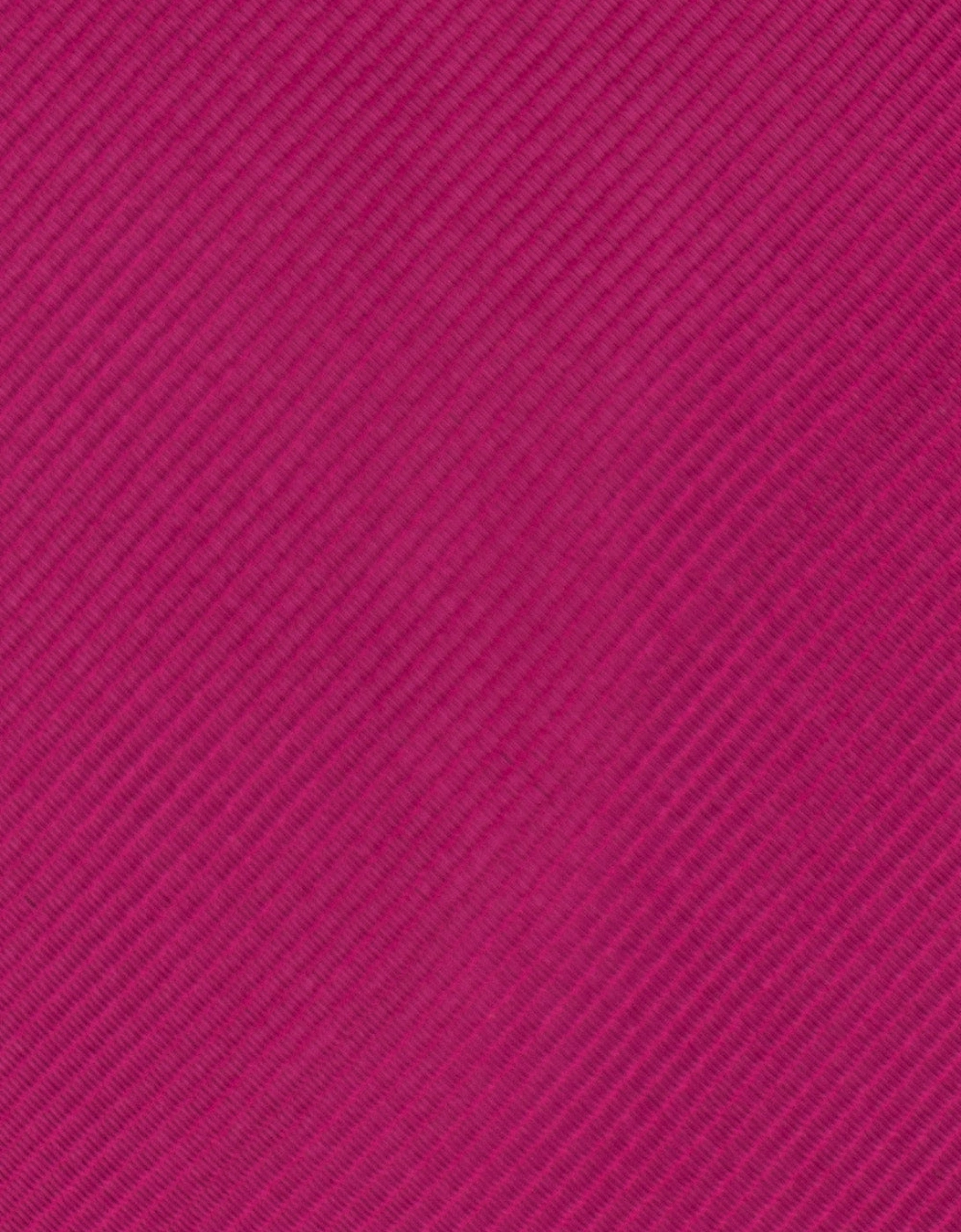 Hot Pink Ribbed Tie