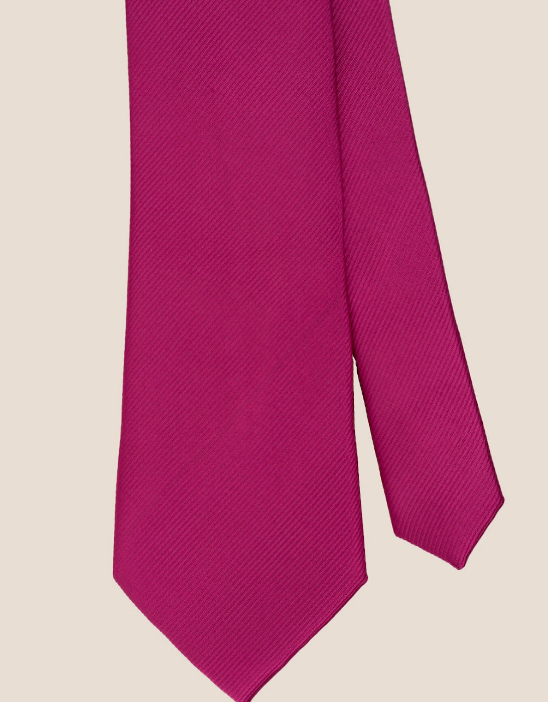 Hot Pink Ribbed Tie