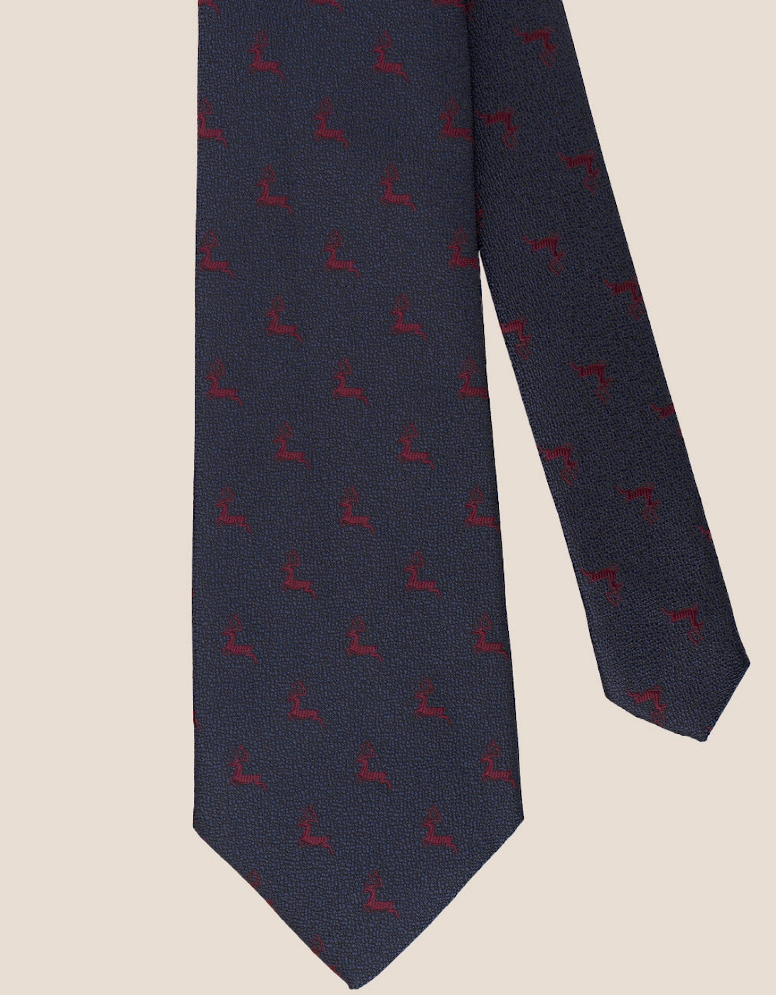 Stag Blue Tie