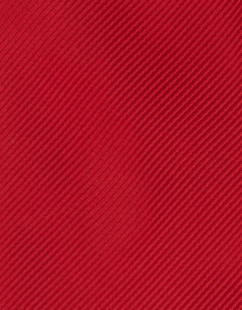 Red Ribbed Tie