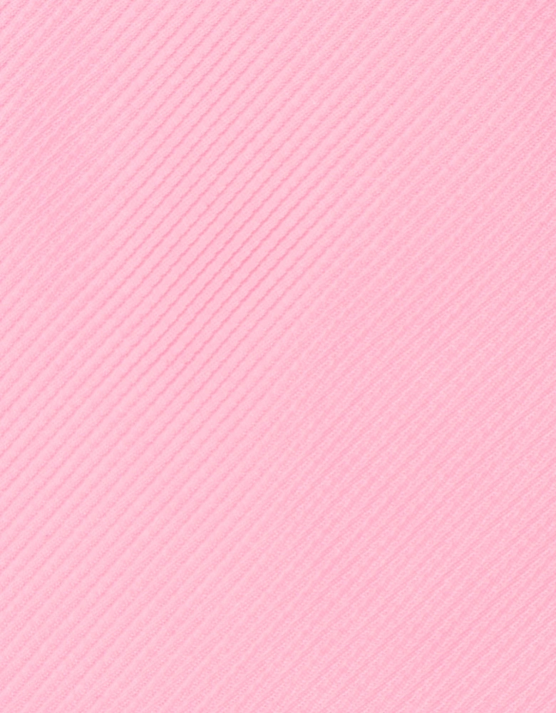 Pink Ribbed Tie