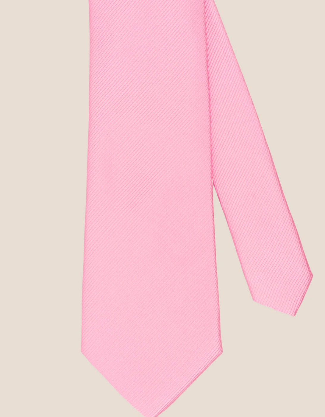 Pink Ribbed Tie