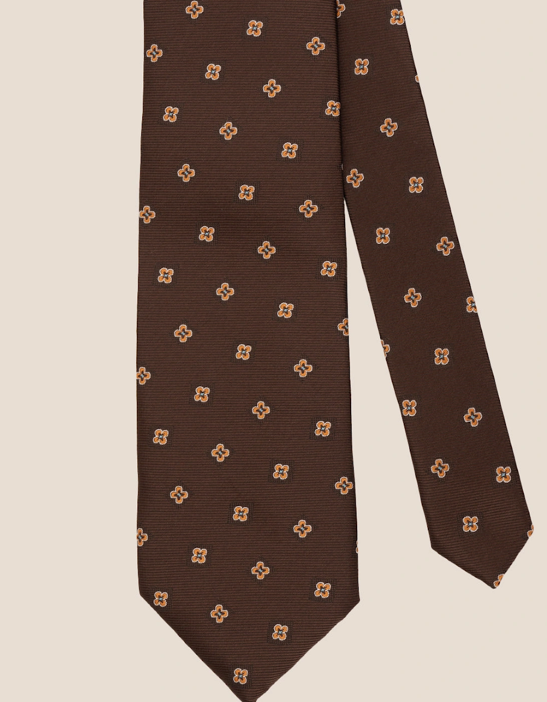 Motif Brown Tie