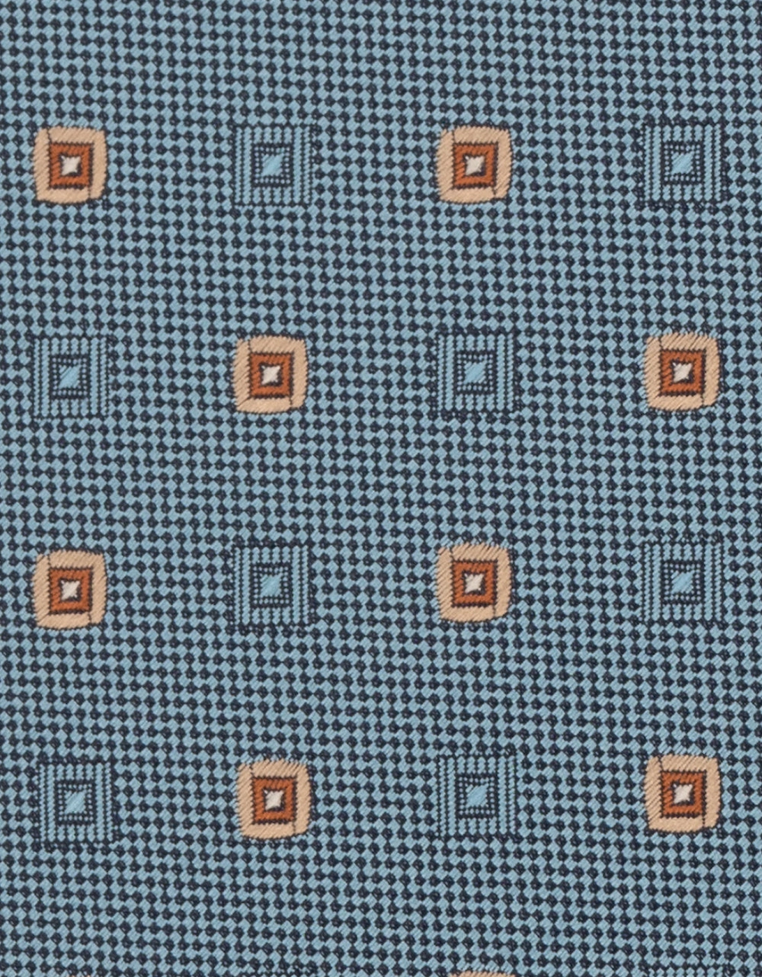 Squares Air Force Blue Tie