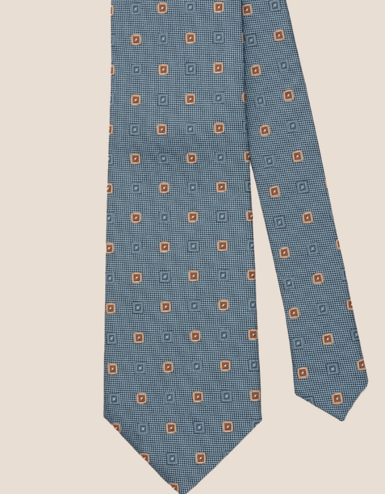 Squares Air Force Blue Tie