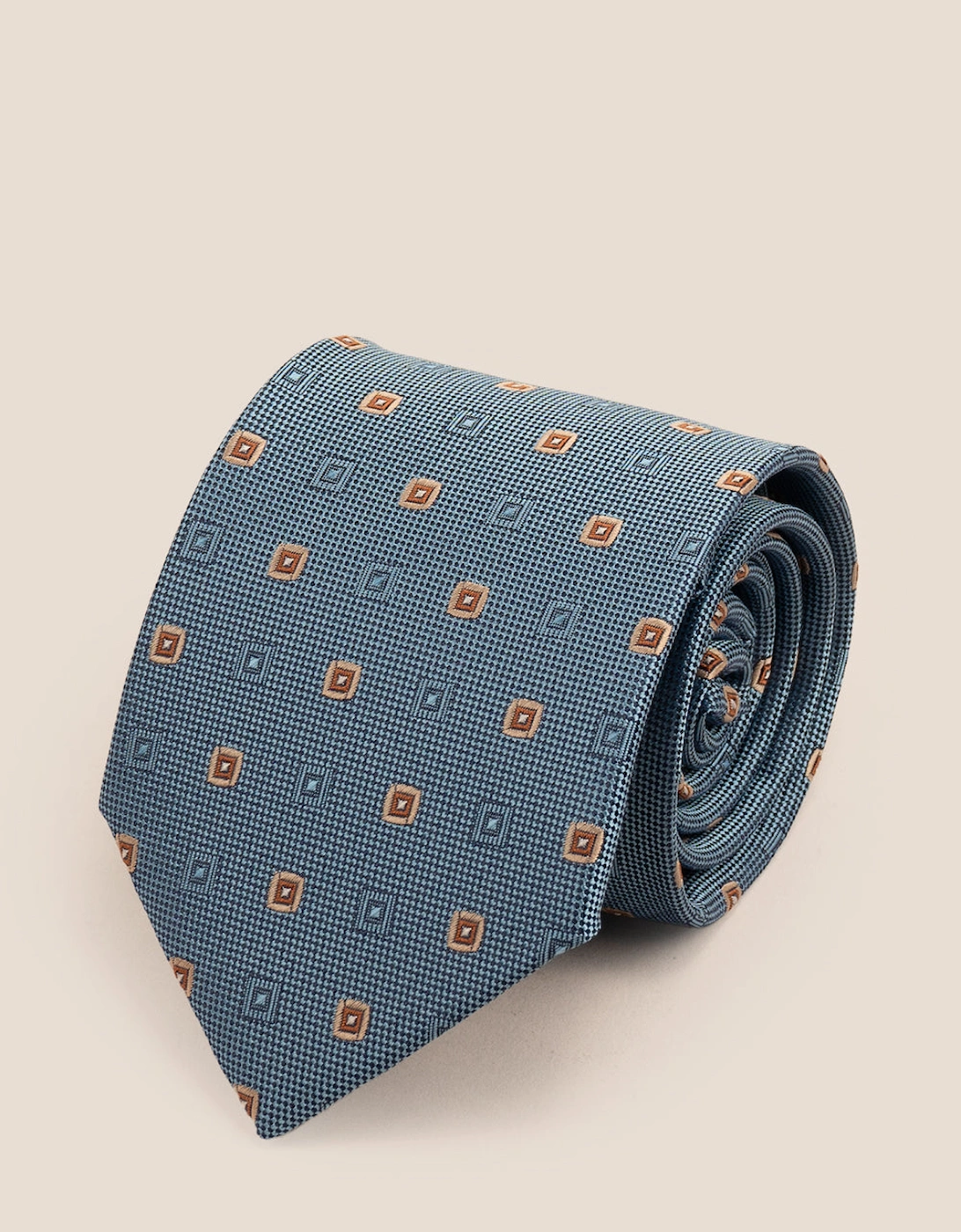 Squares Air Force Blue Tie