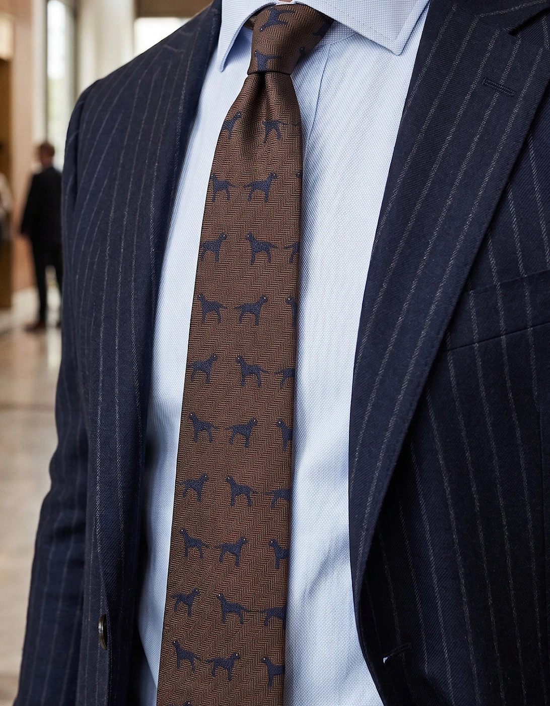 Hound Brown Tie